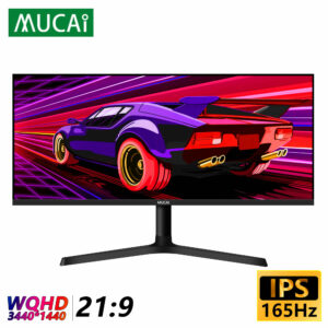 MUCAI 34 Inch Monitor 144HZ 21:9 IPS 34" 165HZ Wide Display WQHD