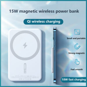 Magnetic Wireless Power Bank Fast Charging 12 13 Pro Max Portable