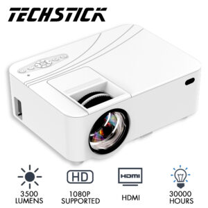 Mini LED Video Projector 3500 Lumens Support Full HD 1080P Connect To
