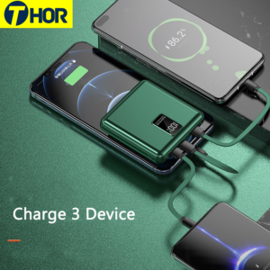 Mini Power Bank 30000mAh 22.5W Huawei Iphone Samsung Powerbank Portable