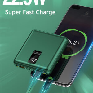 Mini Power Bank 30000mAh 22.5W Huawei Iphone Samsung Powerbank Portable