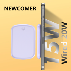 Mini Power Bank Magnetic Wireless Charging Powerbank External Battery