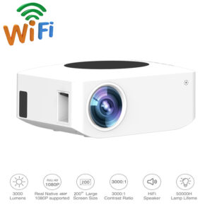 Mini Projector Beamer Portablefull HD 1080P 4500 Lumen WIFI Projectors