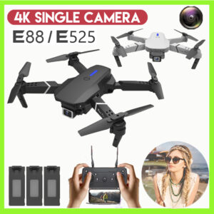 Mini RC Drone LSRC E525 / E88 Foldable Helicopter With Single / Dual