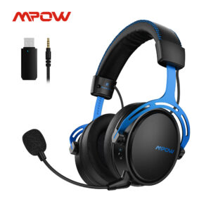 Mpow Air 2.4G Wireless Gaming Headset With Microphpne PS4 3.5mm Wired
