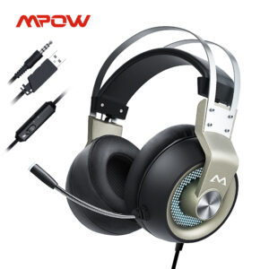 Mpow EG3 Pro Gaming Headphones PS4 PC Laptop Tablet Phones 3.5mm Jax &