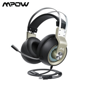 Mpow EG3 Pro Gaming Headset 50MM Driver 3.5mm USB Wired Headphone With