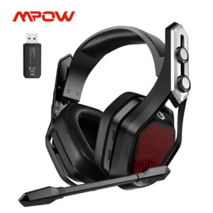 Mpow Iron Pro Wireless Gaming Headset USB/3.5mm Headphone