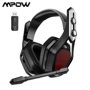 Mpow Iron Pro Wireless Wired Gaming Headphone With Virtual Surround