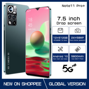 NOTE 11 PRO+ 7.5 Inch 1440*3040 12+512gb 24+48mp 5800mAh Android 10.0