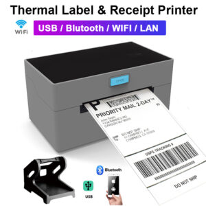 Label Printer, 4x6 Desktop Thermal Shipping Label Printer, Compatible