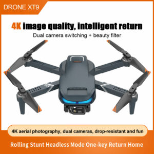 Drone 4K Double Camera HD XT9 WIFI FPV Obstacle Avoidance Drone Optical