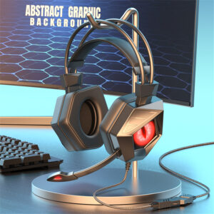 Gaming Headset Fone Gamer Stereo Low Latency PC Game Headphones With