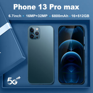 I13 Pro Max 5G Smartphone 16GB RAM 512GB ROM 6.7 Inch 6800mAh Dual Sim
