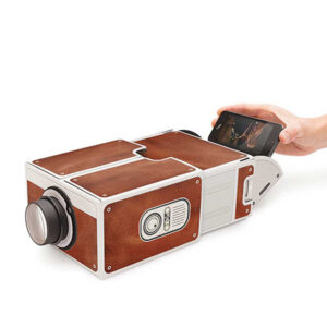 Mini Phone Projector Cinema Portable Home Use DIY Cardboard Projector