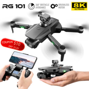 RG101 MAX Mini Drone 8K Professional Dual HD Camera Infrared Obstacle