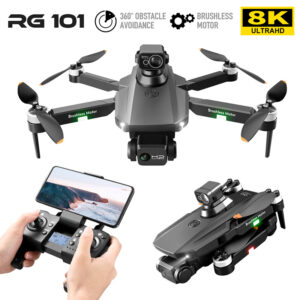 RG101 MAX Mini Drone 8K Professional Dual HD Camera Infrared Obstacle