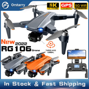 RG106 Drone 8K Dual Camera 6K HD Profesional GPS Drones With 3AXIS