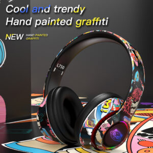 Wireless Gamer Headphone For Cell Phone With Mic RGB Light Bluetooth5.1