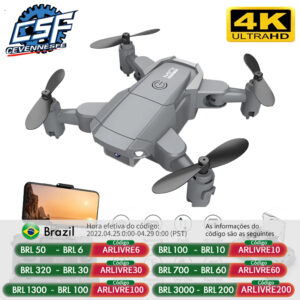 Mini KY905 Drone 4K HD Camera, GPS WIFI FPV Vision Foldable RC