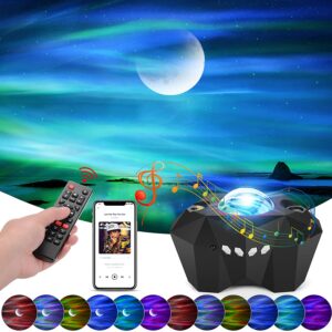 Northern Lights Galaxy Projector Aurora Star Projector Night Light With