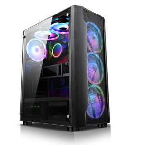 ODM Price LED Desktop Embedded Computer E5 2660 16GB DDR4 HDD SSD GTX