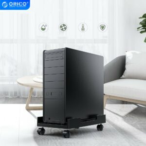 ORICO Computer Tower Bracket Cart Cooling, Movable And Adjustable