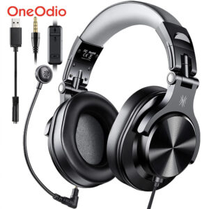 Oneodio Wired Gaming Headset Gamer USB + 3.5mm Over Ear Gaming