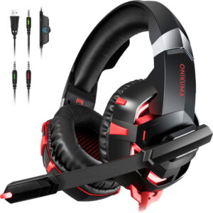 Onikuma K2A Gaming Headphones Wired Stereo PS4 Gaming Headset Casque