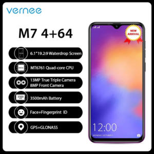Vernee M7 4GB RAM 64GB ROM Smartphone Android 9.0 6.1inch Cellphone