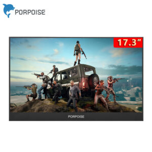 Porpoise 17.3 Inch Portable Monitor Narrow Side Computer Extension 1080