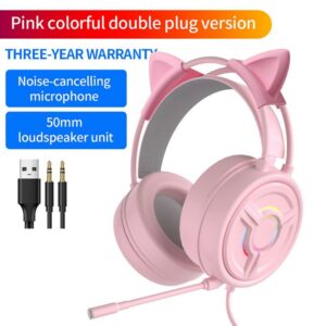 PSH 200 Wired Headphone With Microphone Foldable Head Mounted Earphone