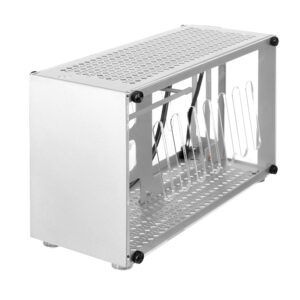 Portable Small Computer Case Aluminum Shell Support Mini ITX