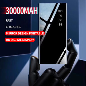 Power Bank 30000mAh Flashlight LED Digital Display Fast Charging