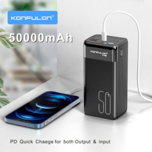 Powerbank 50000 mAh 5A PD 20W Quick Charge External Battery Power Bank