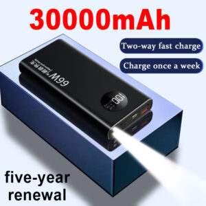 Powerbank Xiaomi 30000mAh Portable Charger Power Bank PD66W Fast Charge