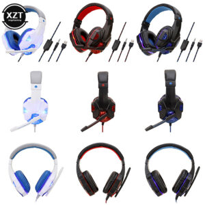 Professional LED Light Gaming Headphone For Computer PS4 Switch XBOX