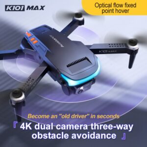 RC Drone Four Axle Folding R / C Quadcopter K101 / 4K 50X Lens Optical