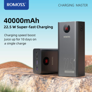Romoss Pea40pf Powerbank 22.5W Two Way Fast Charge 40000mAh Powerbank