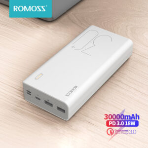 Romoss Power Bank 30000mAh 18W Quick Charge PD 3.0 30000mAh Powerbank