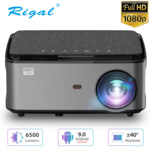 Rigal Full HD 1080P Projector RD828 Android 9.0 Projetor Native 1920 X