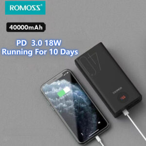 Romoss Power Bank 40000mAh Portable Charging Power Bank Mobile