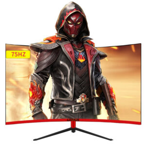 Silijun 27 / 24 Inch 1920x1080p TFT / LCD Curved Monitor PC 75HZ HD