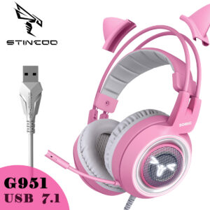 SOMIC Gaming Headphones Virtual 7.1 Noise Cancelling Wired Gaming