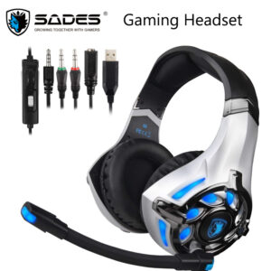 Sades Sa822t Gaming Headset Gamer Earphones Over Ear Gaming Headphones