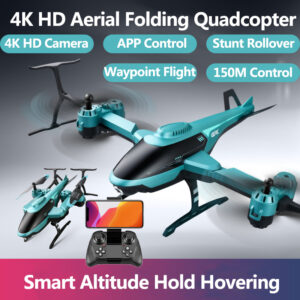 Smart Altitude Hold Helicopter 4K HD WIFI Camera RC Quadcopter APP