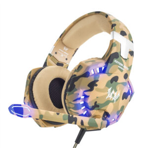 Stereo Gamer Gaming Headset Headphones With Microphone Mic LED Light