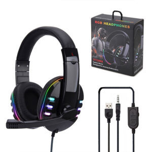 Stereo Gaming Headset For XBOX PS5 PS4 PC 3.5mm Wired Over Head Gamer
