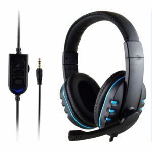 Stereo Wired Gaming Headsets Headphones With Mic For PS4 Sony