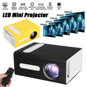 T300 1080P LED Mini Projector 240x320 AV USB Audio Portable Projector